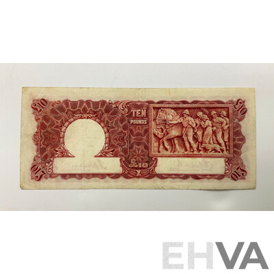 Australian Ten Pound Note, R57 Riddle/Sheehan V3