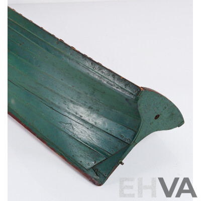 Vintage Bespoke Timber Pond Yacht Hull