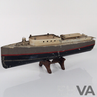 Bespoke Pressed Tim Electric Model Steam Ship