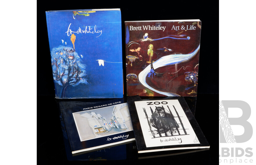 Collection Four Books Relating to Brett Whiteley Including Sandra McGraths Brett Whiteley and More