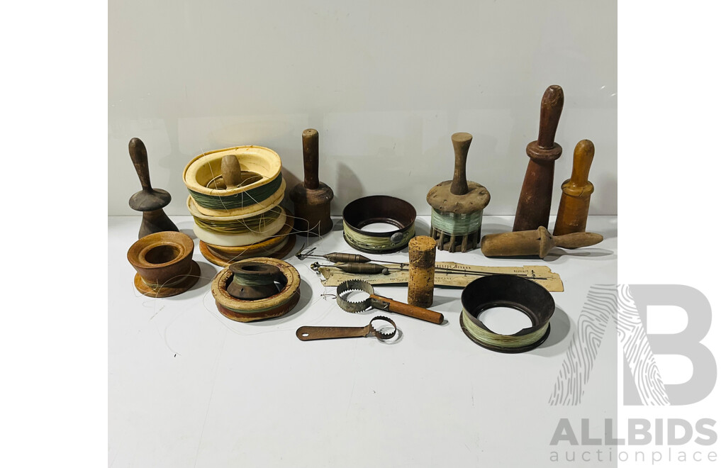 Collection Antique, Vintage and Other Fishing Equipment Including Reels