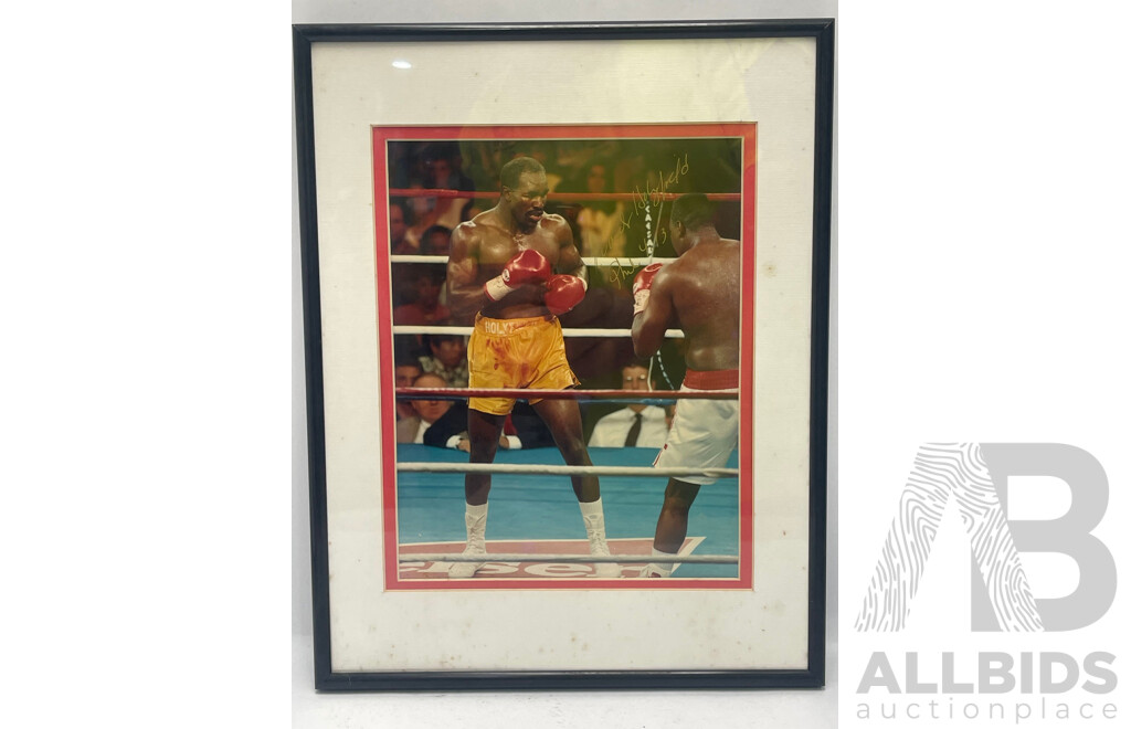 Evander Holyfield Signed Photograph