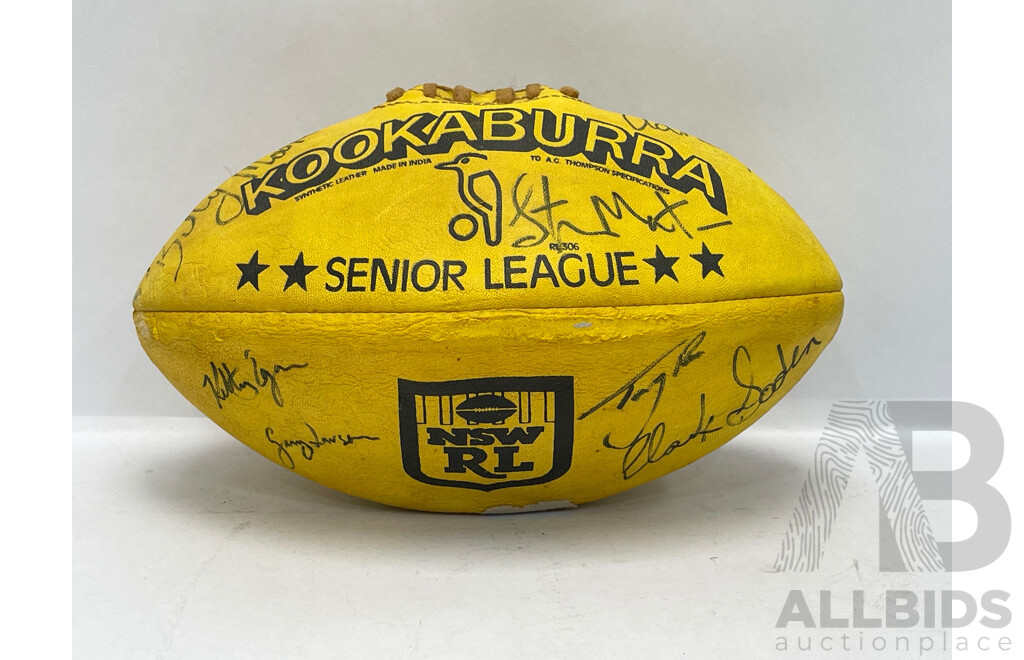 Kookaburra North Sydney Bears Signed Football