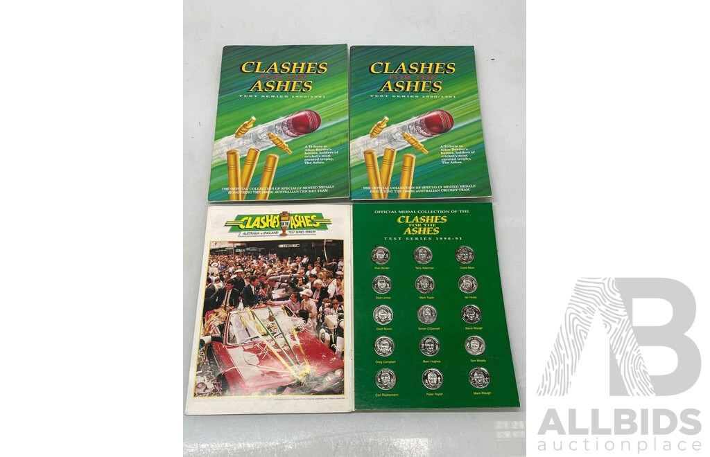 Clashes for the Ashes Collectable Coin Sets - Lot of 3