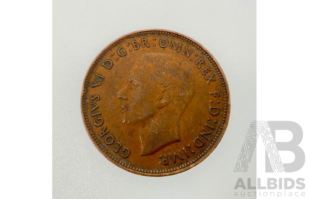 Australian 1946 KGVI Penny