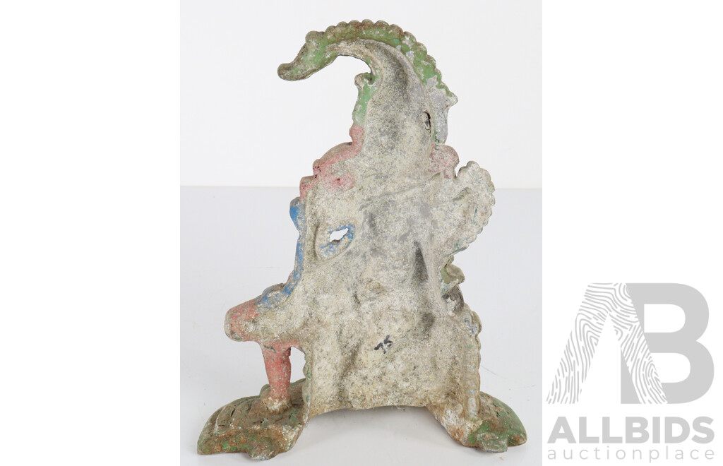 Cast Aluminium Painted Punch Door Stop