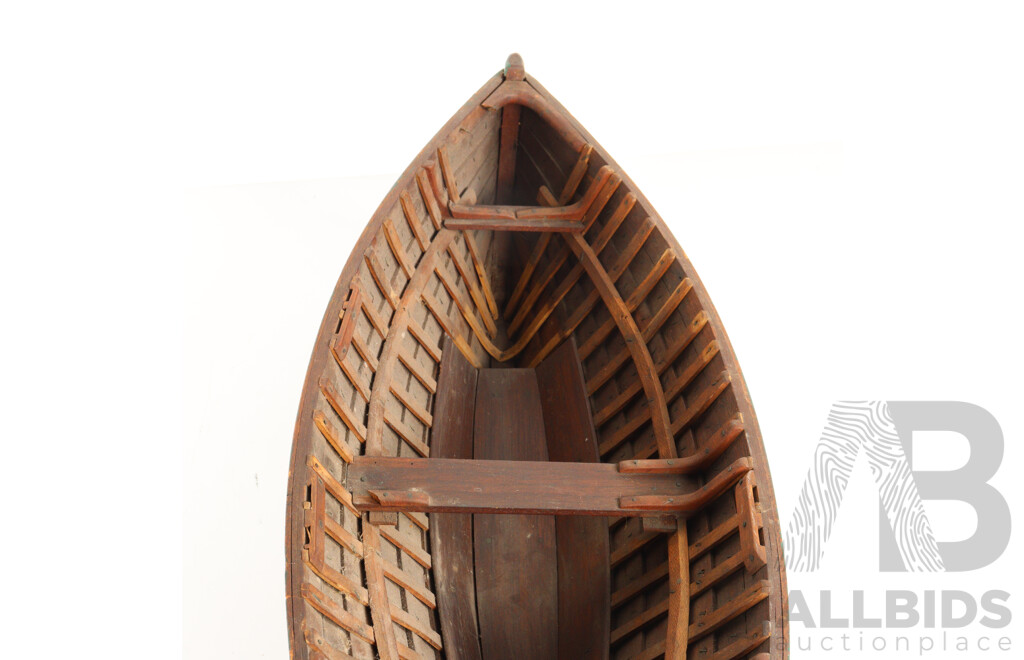 Vintage Bespoke Timber Pond Yacht Hull