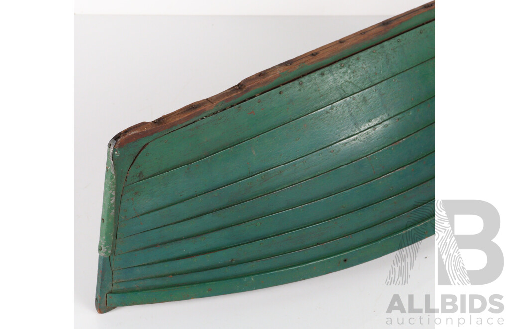 Vintage Bespoke Timber Pond Yacht Hull