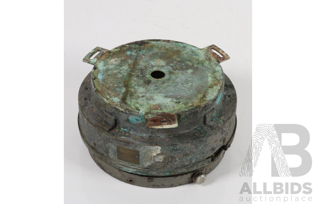 Vintage Military Binnacle and Barometer