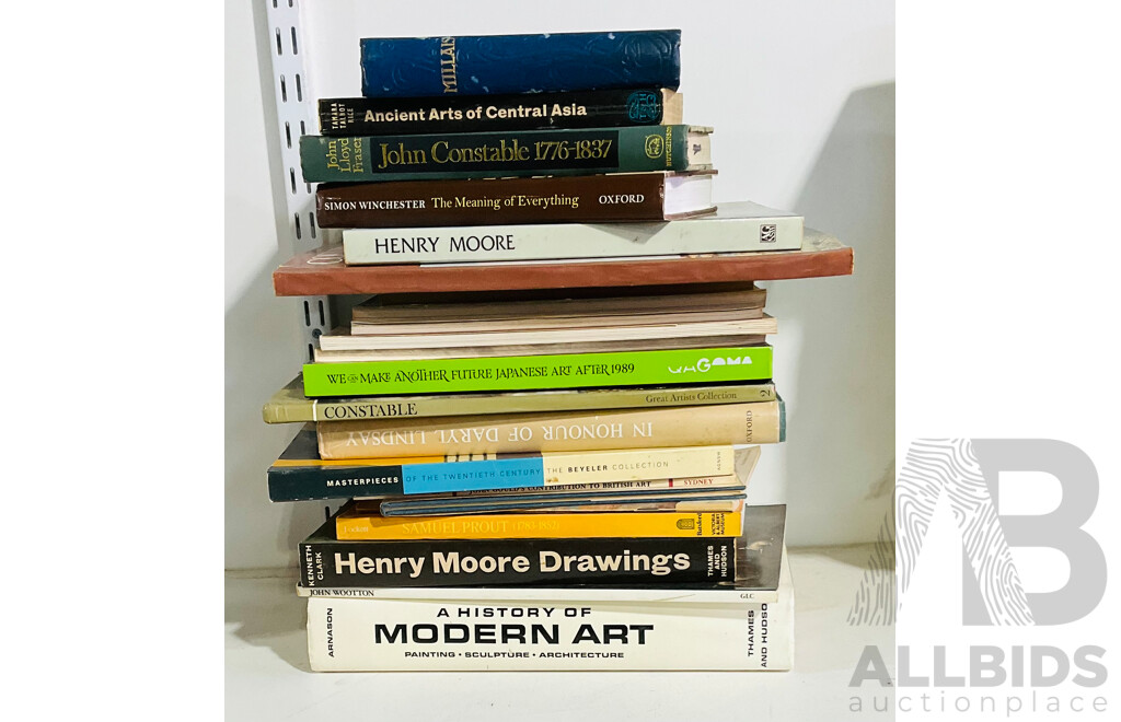 Collection Books Mostly Relating to English, International, Asian Art and More