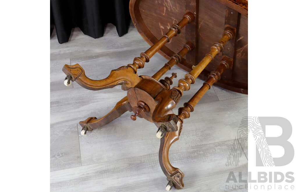 Victorian Flame Mahogany Occasional Table