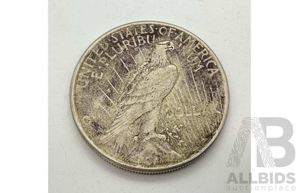 USA 1922 Silver Dollar Peace Coin .900