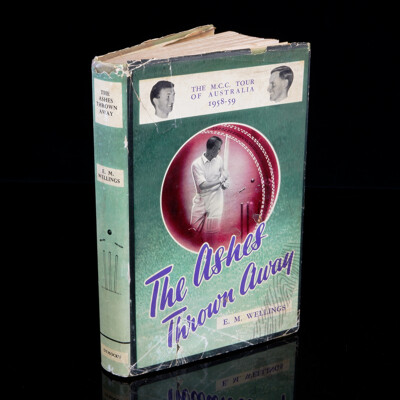 The Ashes Thrown Away the MCC Tour of Australia 1958 to 59, E M Wellings, 1959, Hardcover with Dust Jacket