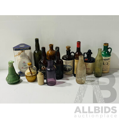 Collection Vintage and Other Bottles