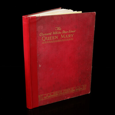 The Cunard White Star Liner Queen Mary, 1936, Including Two Fold Out Ships Plans, Hardcover