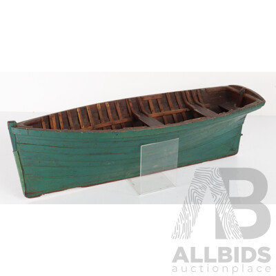 Vintage Bespoke Timber Pond Yacht Hull