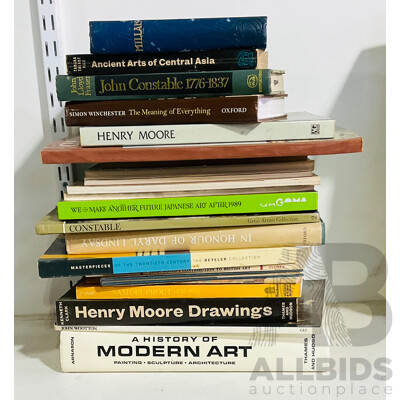 Collection Books Mostly Relating to English, International, Asian Art and More