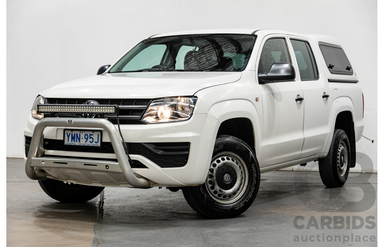 1/2018 Volkswagen Amarok TDI420 (4x2) 8 sp Automatic Dual Cab Utility Candy White Turbo Diesel 2.0L