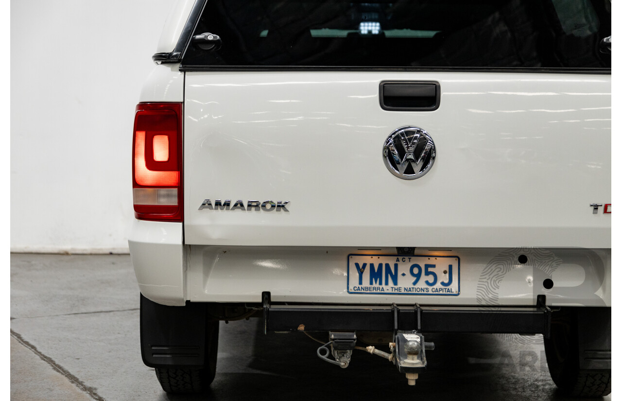 1/2018 Volkswagen Amarok TDI420 (4x2) 8 sp Automatic Dual Cab Utility Candy White Turbo Diesel 2.0L