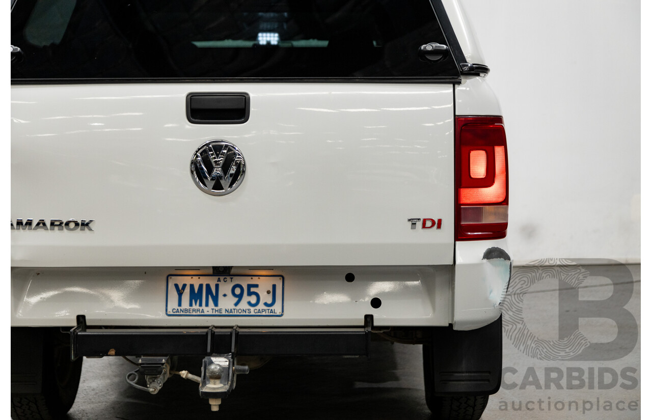 1/2018 Volkswagen Amarok TDI420 (4x2) 8 sp Automatic Dual Cab Utility Candy White Turbo Diesel 2.0L