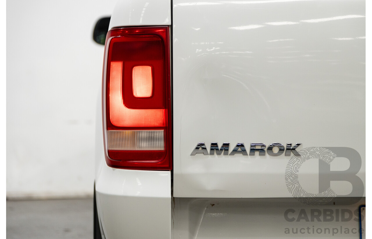 1/2018 Volkswagen Amarok TDI420 (4x2) 8 sp Automatic Dual Cab Utility Candy White Turbo Diesel 2.0L