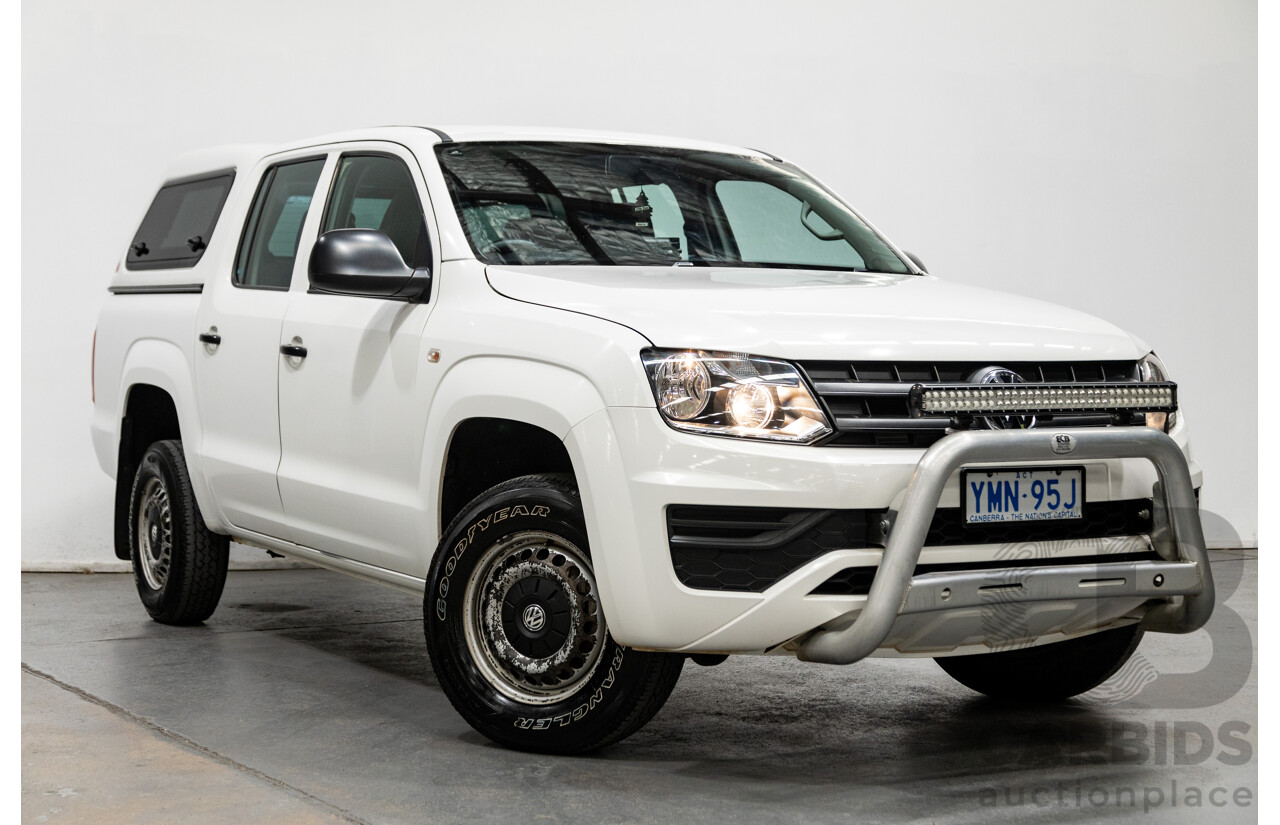 1/2018 Volkswagen Amarok TDI420 (4x2) 8 sp Automatic Dual Cab Utility Candy White Turbo Diesel 2.0L