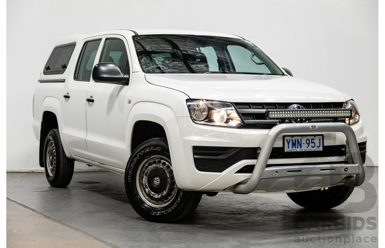 1/2018 Volkswagen Amarok TDI420 (4x2) 8 sp Automatic Dual Cab Utility Candy White Turbo Diesel 2.0L