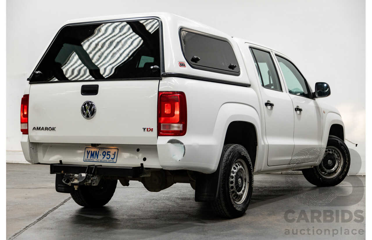 1/2018 Volkswagen Amarok TDI420 (4x2) 8 sp Automatic Dual Cab Utility Candy White Turbo Diesel 2.0L