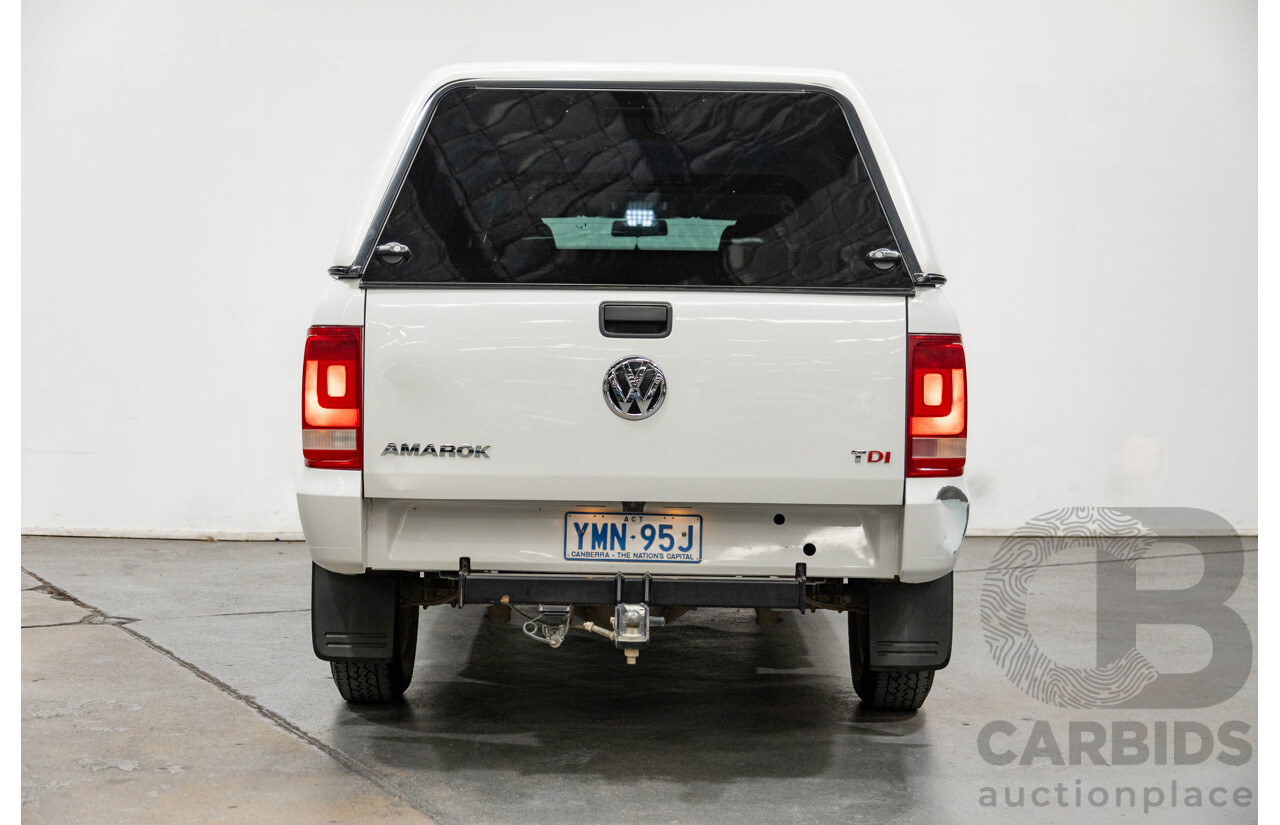 1/2018 Volkswagen Amarok TDI420 (4x2) 8 sp Automatic Dual Cab Utility Candy White Turbo Diesel 2.0L