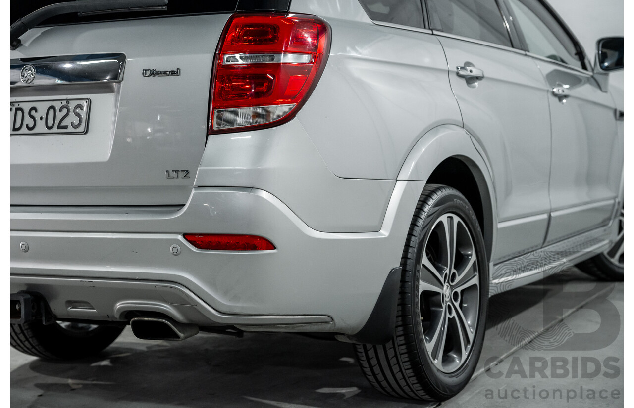 07/2017 Holden Captiva 7 LTZ (AWD) AWD CG MY18 4D Wagon Nitrate Silver Metallic Turbo Diesel 2.2L