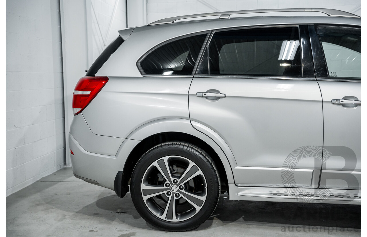 07/2017 Holden Captiva 7 LTZ (AWD) AWD CG MY18 4D Wagon Nitrate Silver Metallic Turbo Diesel 2.2L