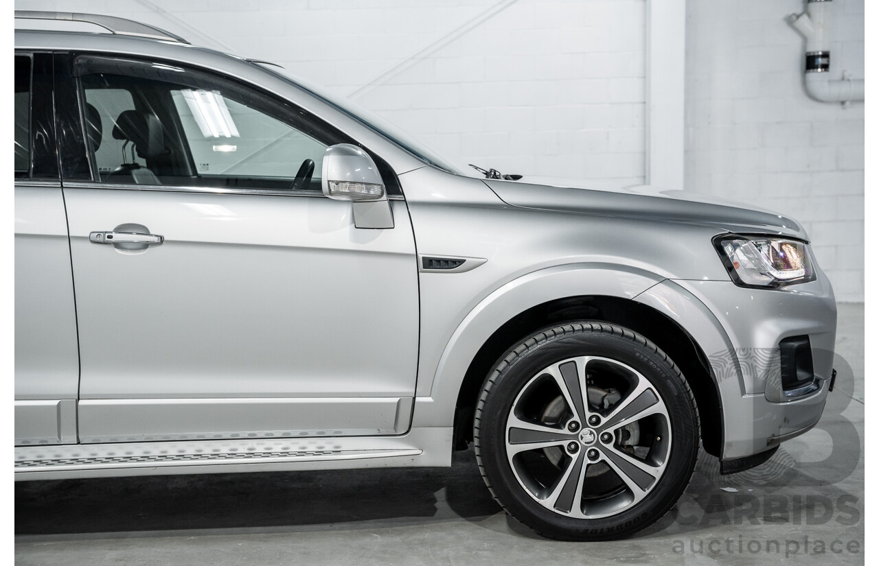 07/2017 Holden Captiva 7 LTZ (AWD) AWD CG MY18 4D Wagon Nitrate Silver Metallic Turbo Diesel 2.2L