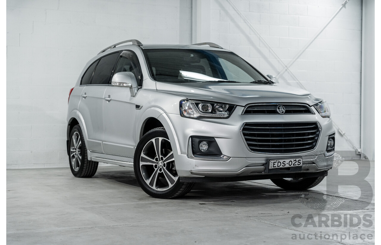 07/2017 Holden Captiva 7 LTZ (AWD) AWD CG MY18 4D Wagon Nitrate Silver Metallic Turbo Diesel 2.2L