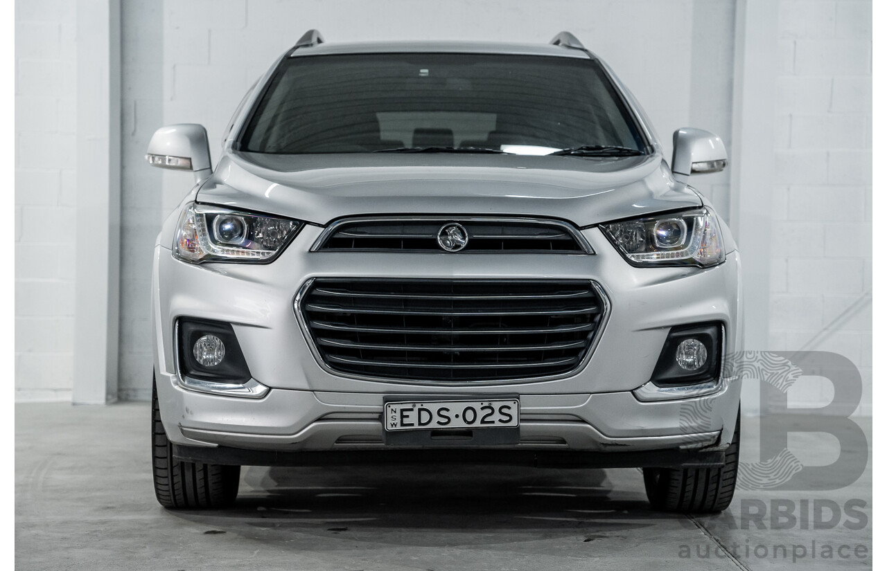 07/2017 Holden Captiva 7 LTZ (AWD) AWD CG MY18 4D Wagon Nitrate Silver Metallic Turbo Diesel 2.2L