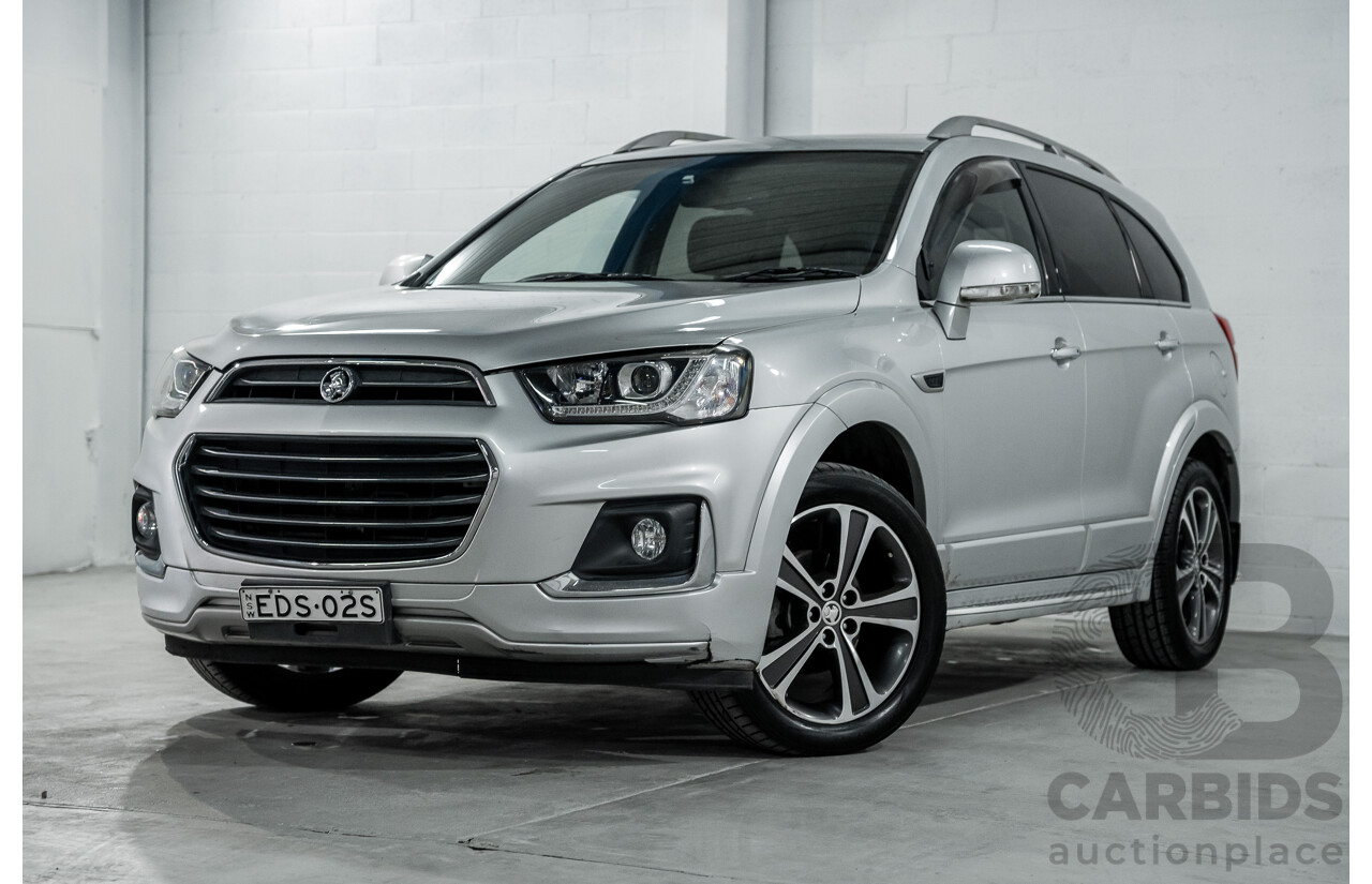 07/2017 Holden Captiva 7 LTZ (AWD) AWD CG MY18 4D Wagon Nitrate Silver Metallic Turbo Diesel 2.2L