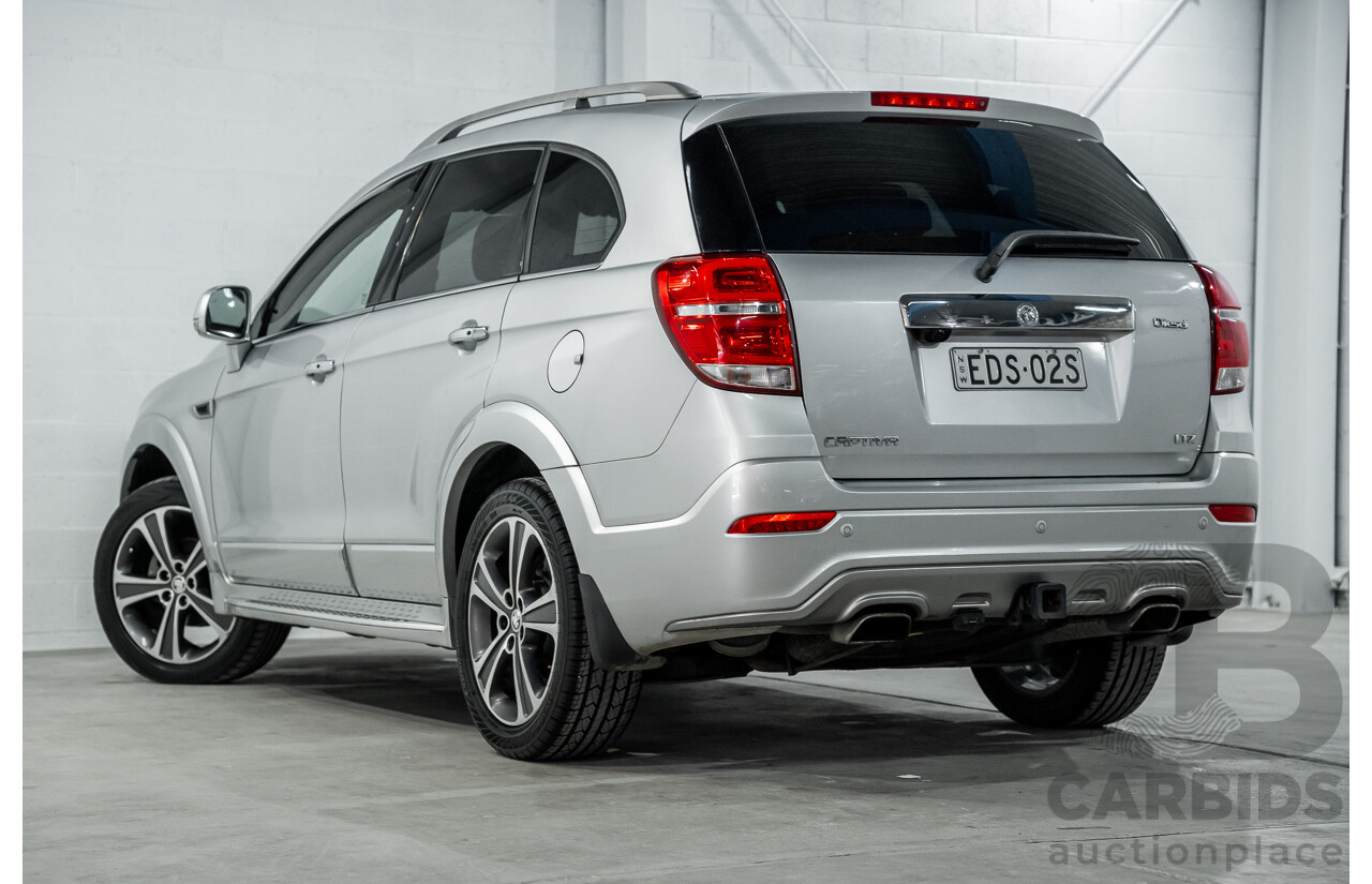 07/2017 Holden Captiva 7 LTZ (AWD) AWD CG MY18 4D Wagon Nitrate Silver Metallic Turbo Diesel 2.2L