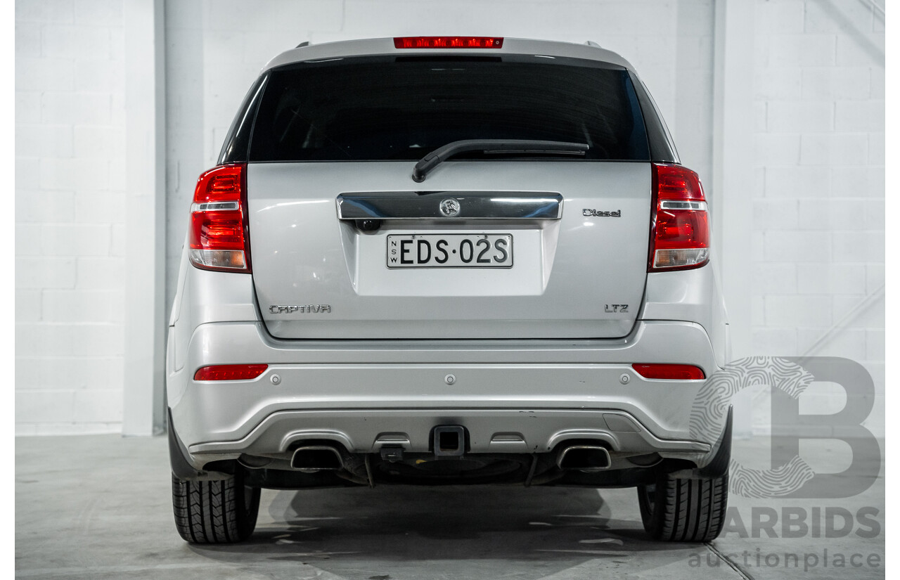 07/2017 Holden Captiva 7 LTZ (AWD) AWD CG MY18 4D Wagon Nitrate Silver Metallic Turbo Diesel 2.2L