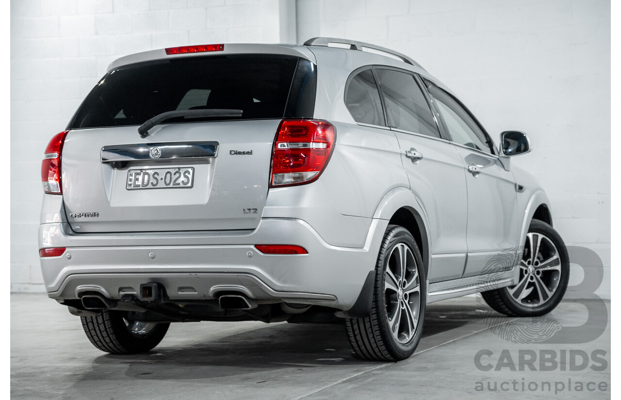 07/2017 Holden Captiva 7 LTZ (AWD) AWD CG MY18 4D Wagon Nitrate Silver Metallic Turbo Diesel 2.2L