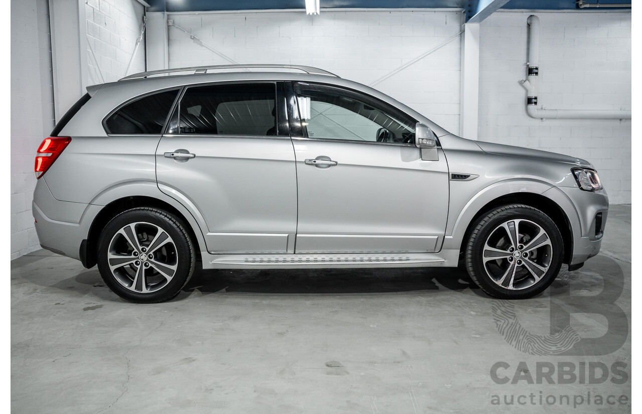 07/2017 Holden Captiva 7 LTZ (AWD) AWD CG MY18 4D Wagon Nitrate Silver Metallic Turbo Diesel 2.2L