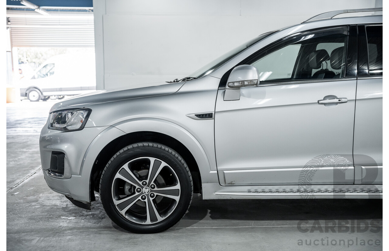 07/2017 Holden Captiva 7 LTZ (AWD) AWD CG MY18 4D Wagon Nitrate Silver Metallic Turbo Diesel 2.2L