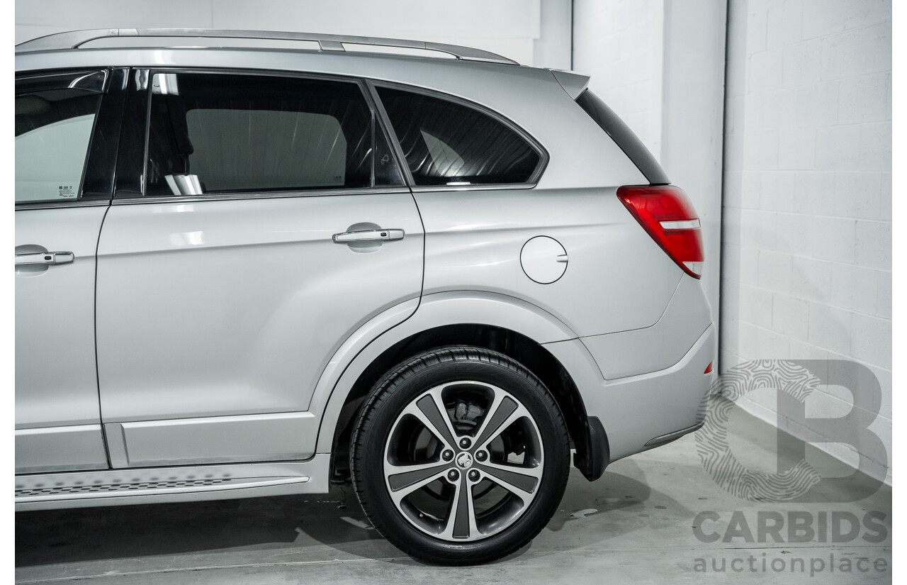 07/2017 Holden Captiva 7 LTZ (AWD) AWD CG MY18 4D Wagon Nitrate Silver Metallic Turbo Diesel 2.2L