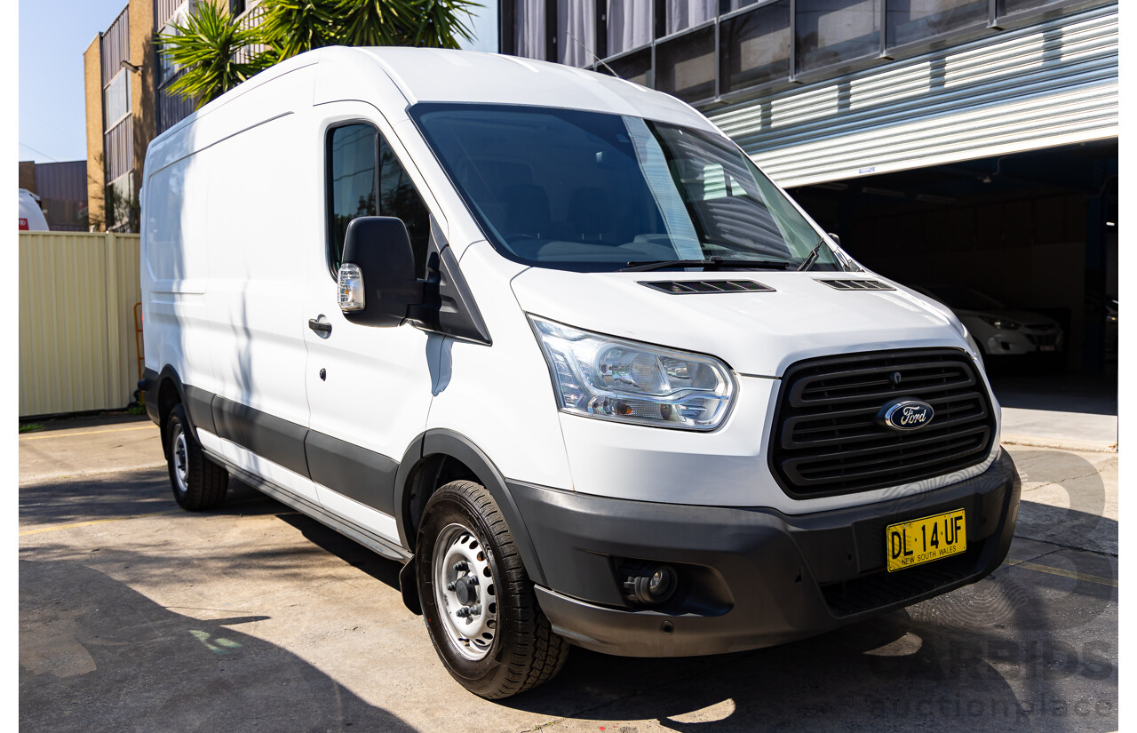 4/2016 Ford Transit 350L LWB MID ROOF VO 5d Van Frozen White 2.2L