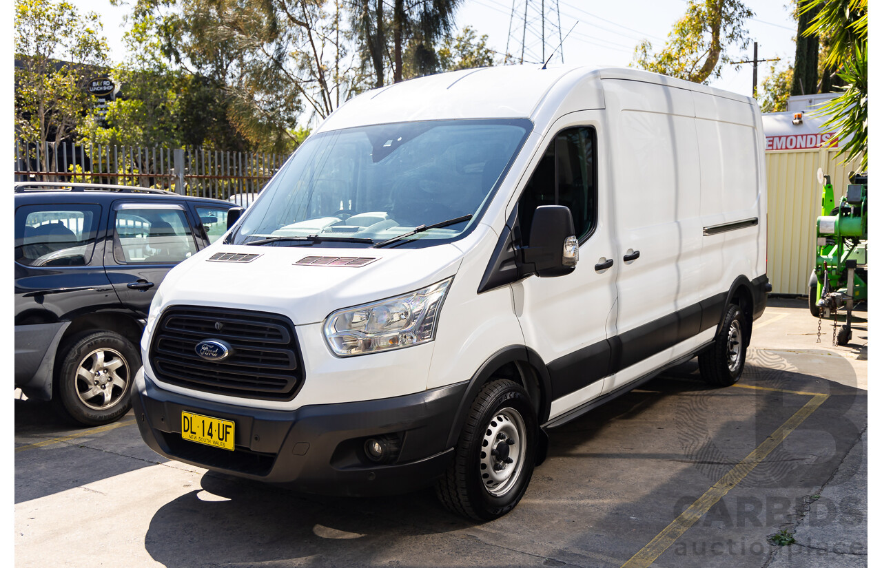 4/2016 Ford Transit 350L LWB MID ROOF VO 5d Van Frozen White 2.2L