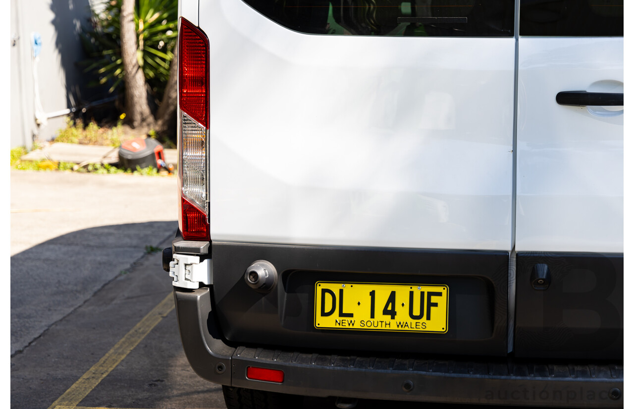 4/2016 Ford Transit 350L LWB MID ROOF VO 5d Van Frozen White 2.2L