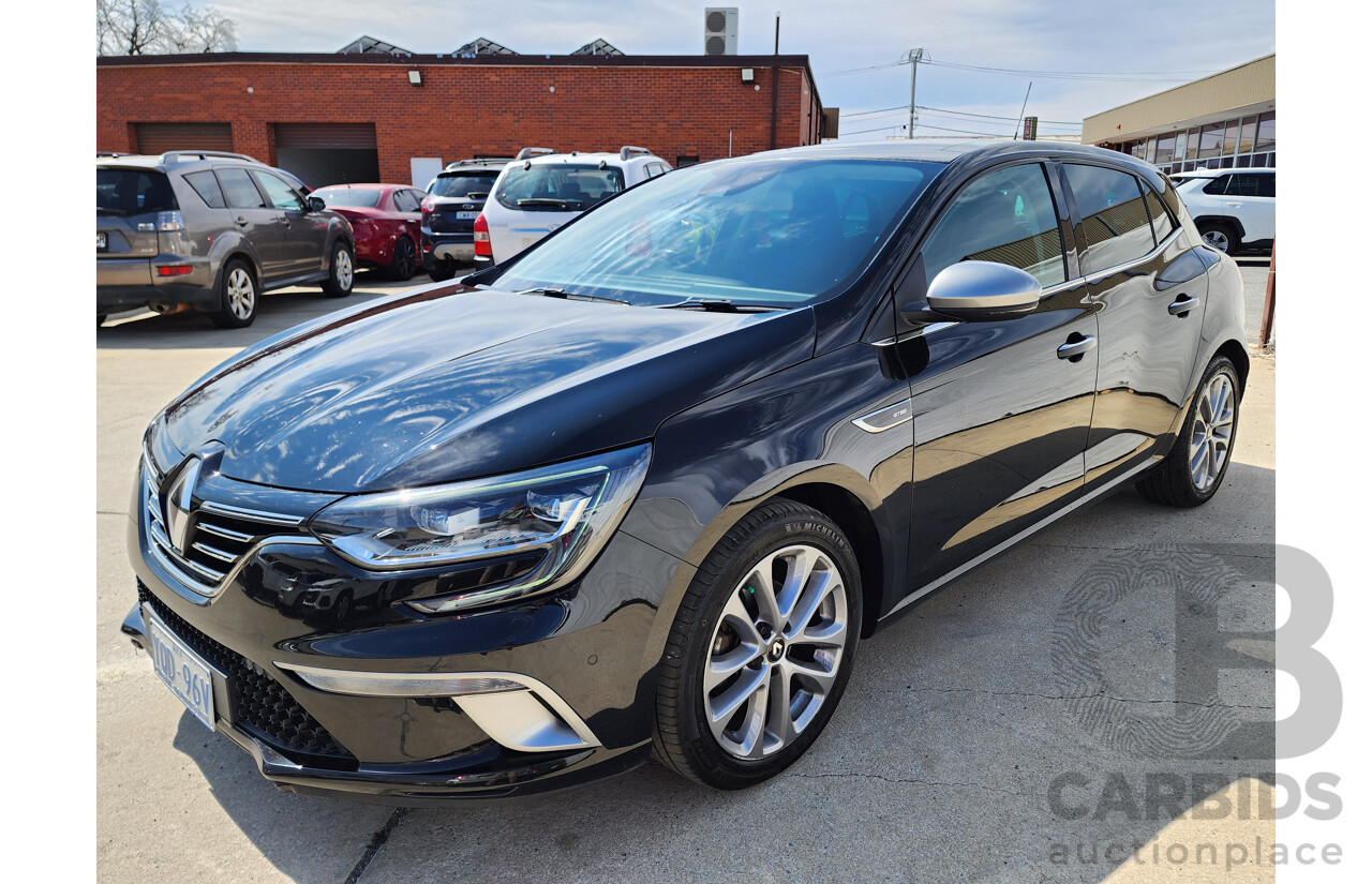 9/2017 Renault Megane GT-Line 5d Hatchback Black 1.2L