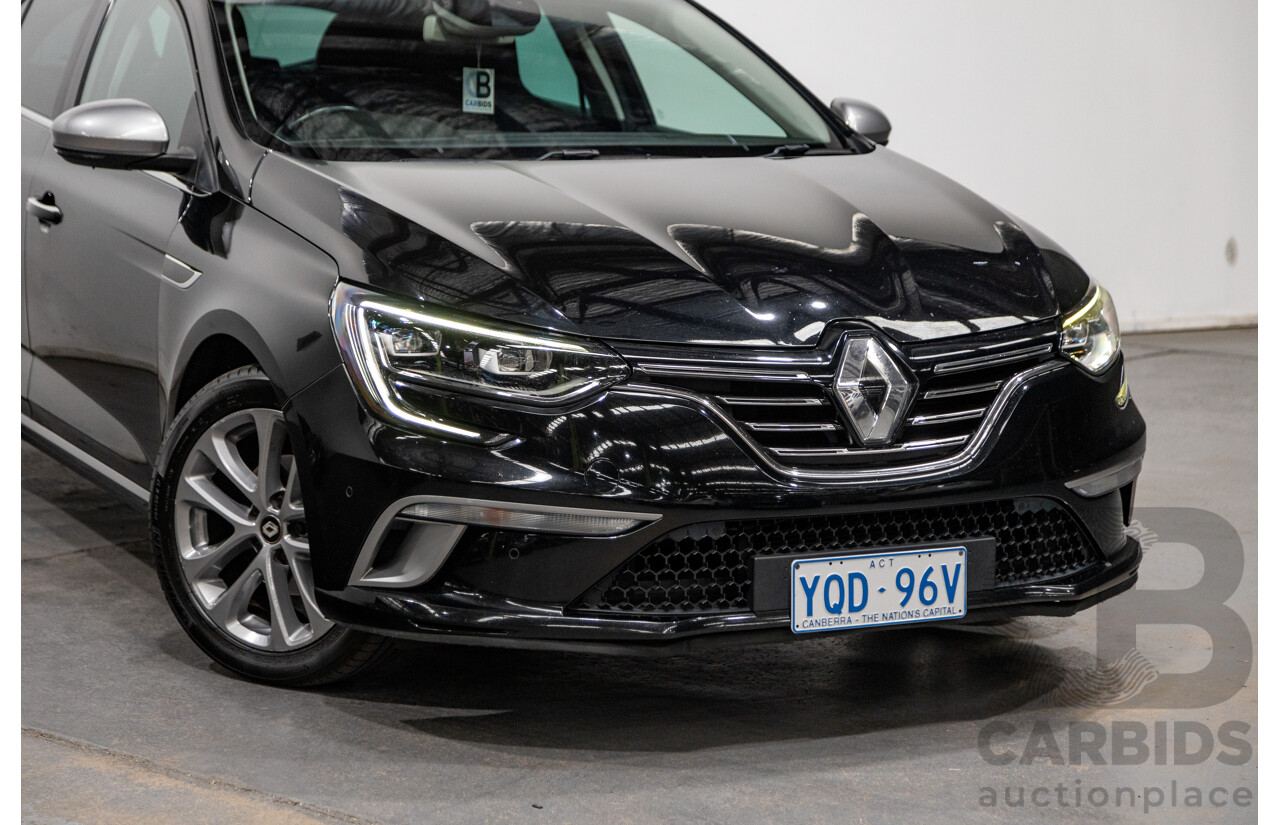 9/2017 Renault Megane GT-Line 5d Hatchback Diamond Black Metallic Turbo 1.2L