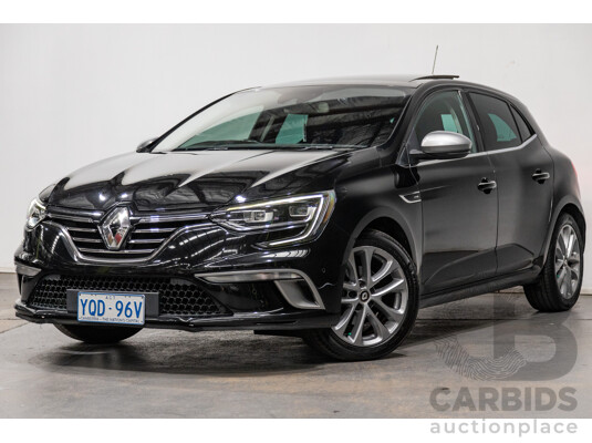 9/2017 Renault Megane GT-Line 5d Hatchback Diamond Black Metallic Turbo 1.2L