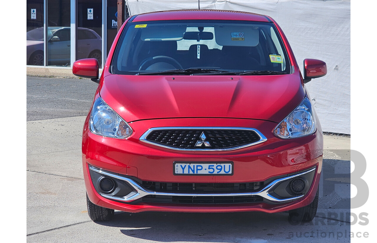 4/2019 Mitsubishi Mirage ES LA MY19 5d Hatchback Red 1.2L