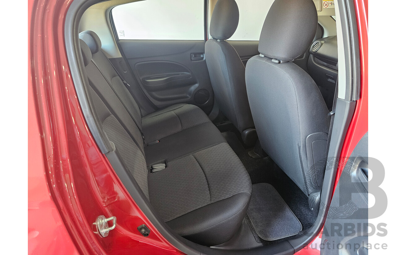 4/2019 Mitsubishi Mirage ES LA MY19 5d Hatchback Red 1.2L