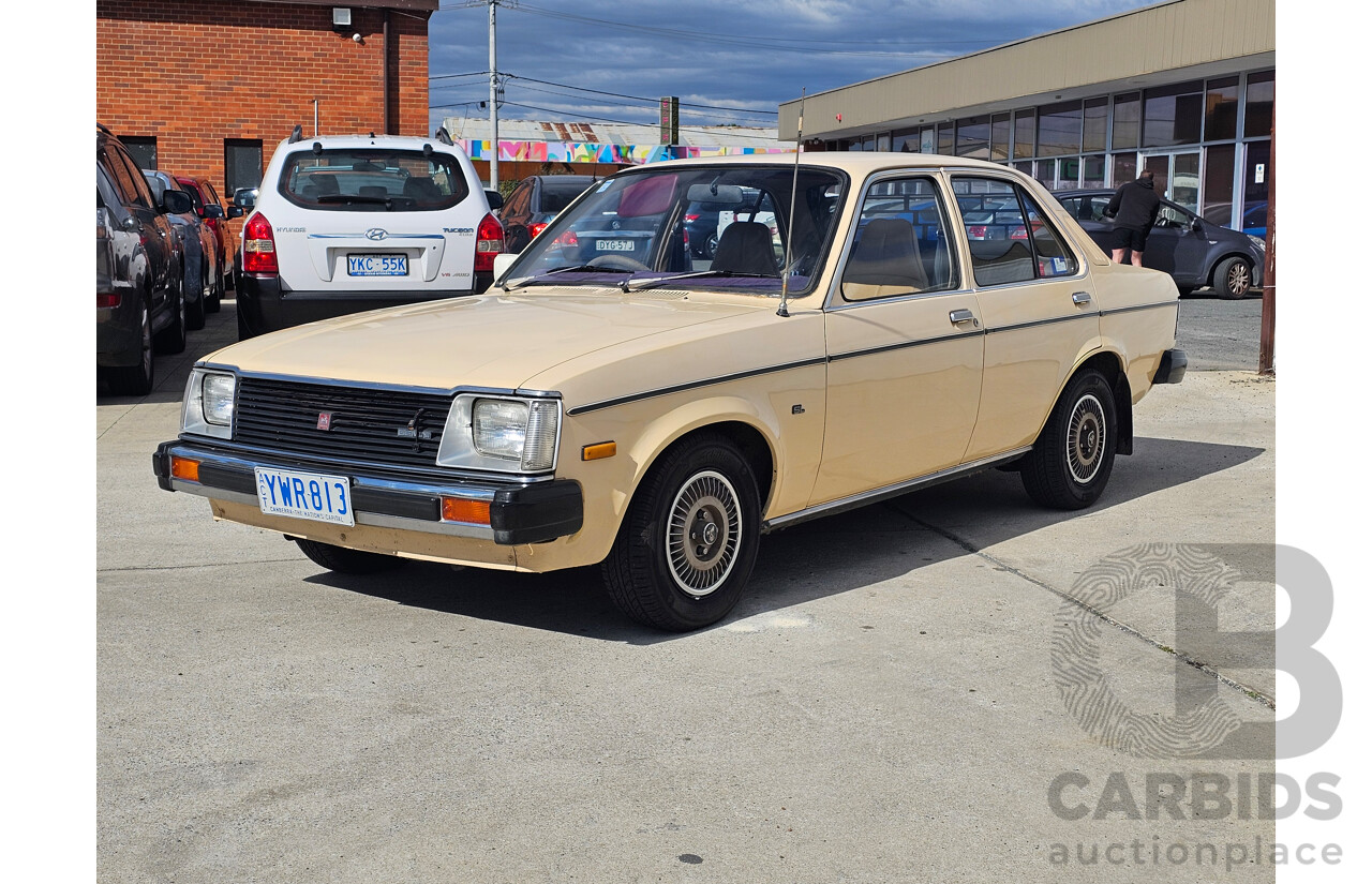 4/1980 Holden Gemini SL TE 4d Sedan Beige 1.6L